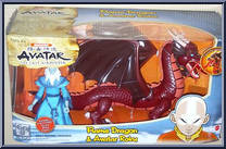Flame Dragon / Avatar Roku - Avatar the Last Airbender - Water Series -  Mattel Action Figure