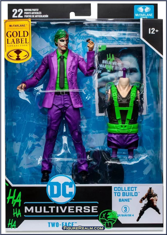 Two Face Jokerized Gold Label Dc Multiverse Dark Knight Trilogy