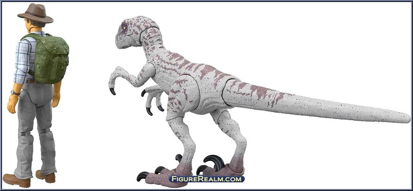 Dr Alan Grant Velociraptor Set Jurassic World Hammond Collection