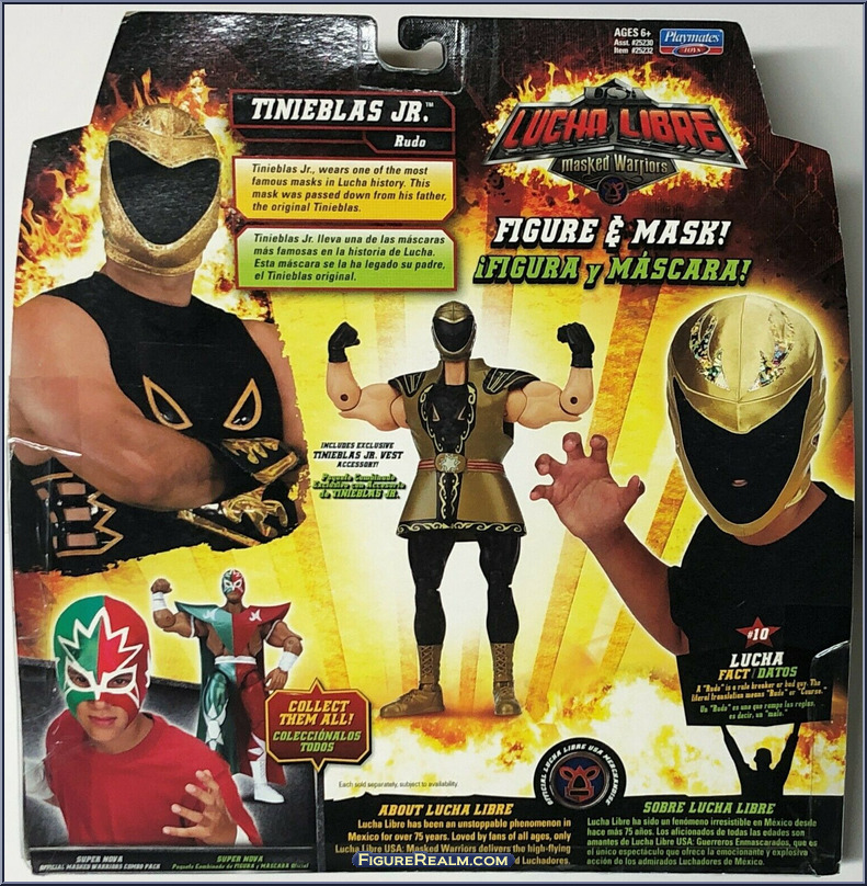 Tinieblas Jr Combo Pack Lucha Libre Masked Warriors Basic Series