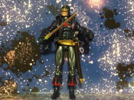 Black Knight with laser sword and jacket (Avengers) Custom Action Figure