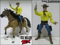Sergio Bonelli`S TEX WILLER (Western) Custom Action Figure
