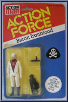 Baron Ironblood from Action Force - Red Shadows manufactured by Palitoy [Front]