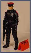Black Major from Action Force - Red Shadows manufactured by Palitoy [Loose]