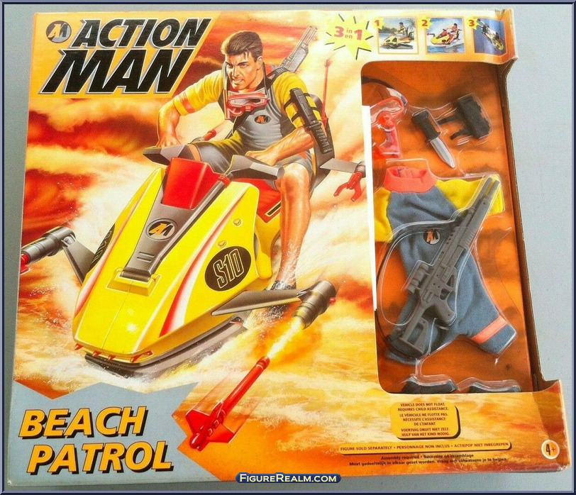Beach Patrol - Action Man - Vehicles - Hasbro Action Figure