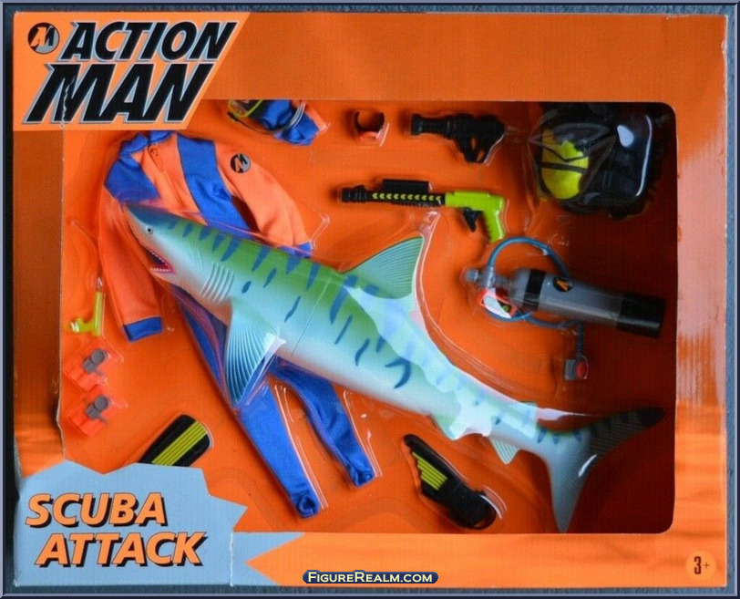 Action best sale man shark