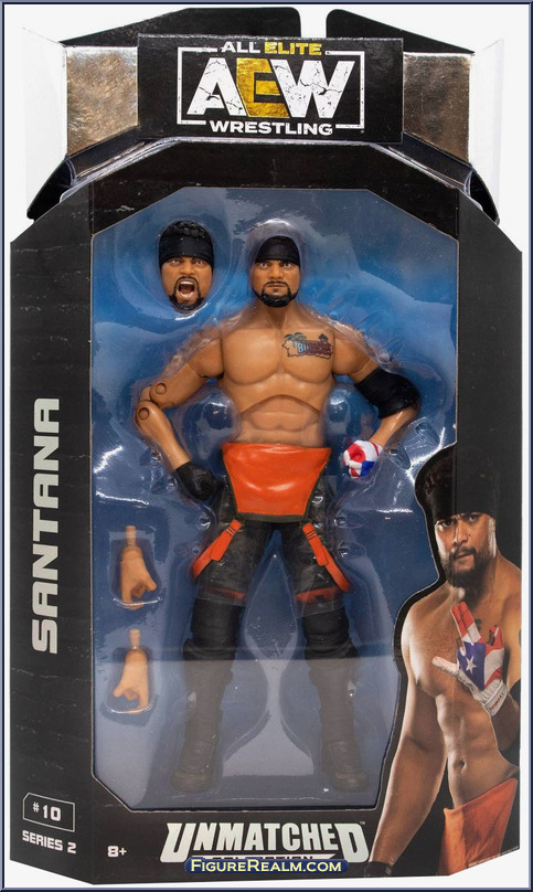 Santana - AEW - Unmatched - Series 2 - Jazwares Action Figure