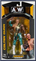 Colten Gunn from AEW - Unrivaled - Series 16 manufactured by Jazwares [Front]