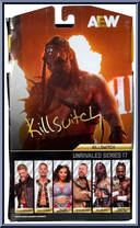 Killswitch from AEW - Unrivaled - Series 17 manufactured by Jazwares [Back]