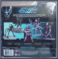 Elder Predator from Alien vs Predator - Basic Series manufactured by McFarlane [Back]