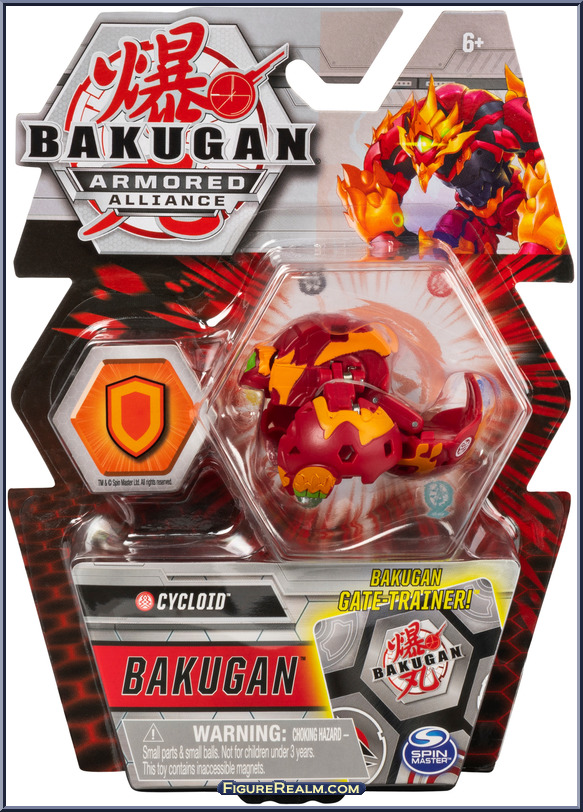 Pyrus Cycloid - Bakugan - Armored Alliance - Core - Spinmaster Action Figure