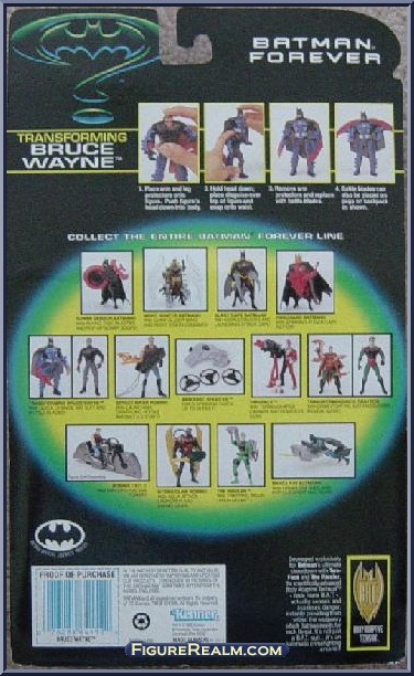 Bruce Wayne (Transforming) - Batman Forever - Series 1 - Kenner Action ...