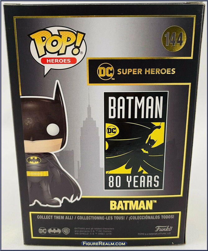 Batman (Red Metallic) - Batman - Batman 80 Years Pop! - Funko Action Figure