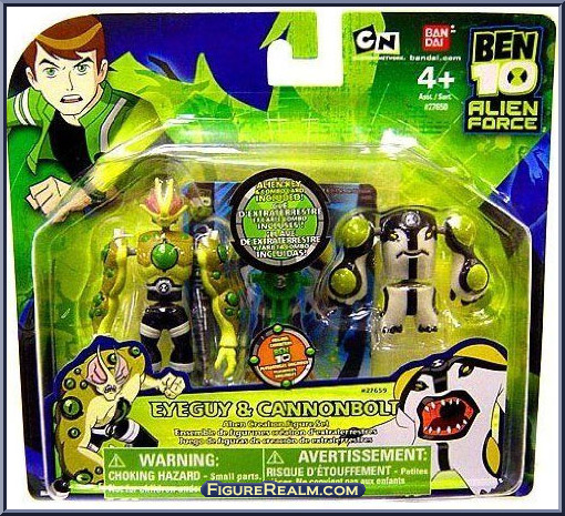 Eyeguy / Cannonbolt - Ben 10 - Creation Figures - Bandai Action Figure