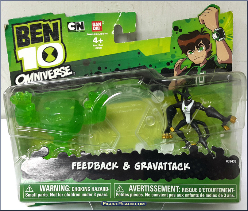 Feedback & Gravattack - Ben 10 Omniverse - 2-Packs - Bandai Action Figure