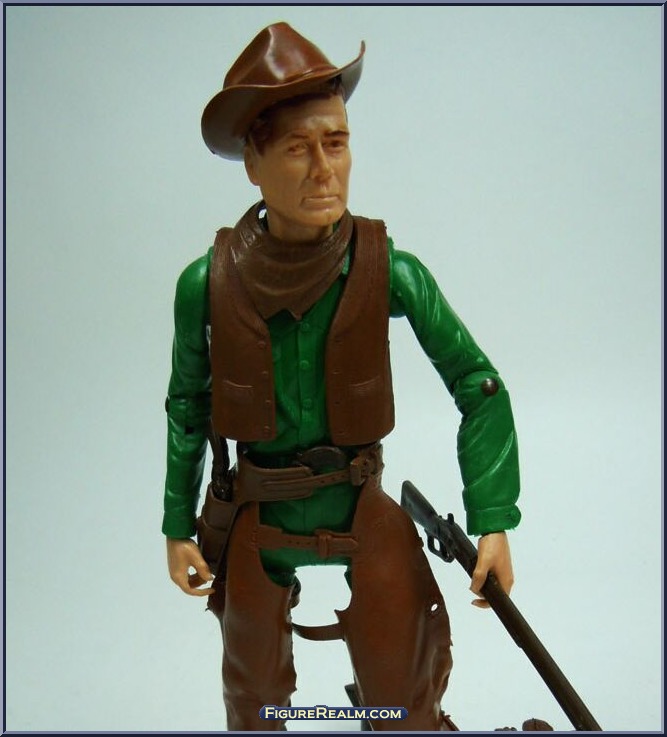 Johnny West (Dark Green) - Best of the West - Int'l Canada Variations -  Marx Action Figure