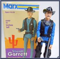 Sheriff Garrett (Steele Blue) from Best of the West - Johnny West manufactured by Marx [Loose]