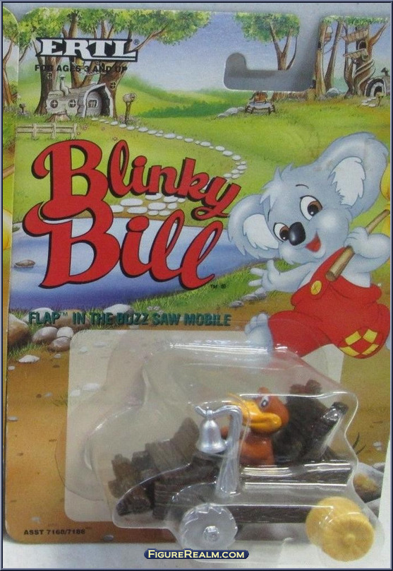 Flap in the Buzz Saw Mobile - Blinky Bill - Diecast - ERTL Action Figure