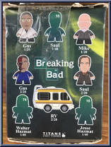 Saul (Pink Shirt) from Breaking Bad - Blind Boxed manufactured by Titan Merchandise [Back]