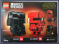 Kylo Ren #94 / Sith Trooper #95 from BrickHeadz - Star Wars manufactured by Lego [Back]