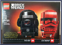 Kylo Ren #94 / Sith Trooper #95 from BrickHeadz - Star Wars manufactured by Lego [Front]