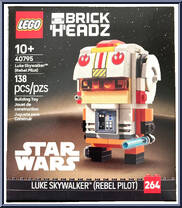 Luke Skywalker (Rebel Pilot) #264 from BrickHeadz - Star Wars manufactured by Lego [Front]