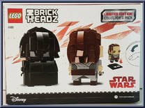 Rey #25 / Kylo Ren #26 from BrickHeadz - Star Wars manufactured by Lego [Back]