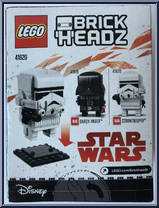 Stormtrooper #56 from BrickHeadz - Star Wars manufactured by Lego [Back]