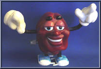 Justin X. Grape  from California Raisins - Wind-Ups manufactured by CALRAB [Loose]