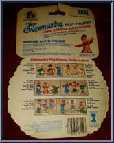 Urban Chipmunk Alvin from Chipmunks - Play Pals manufactured by Ideal [Back]