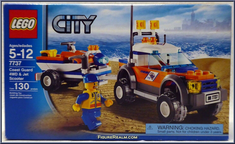 Coast Guard 4WD & Jet Scooter - City - Box Sets - Lego Action Figure