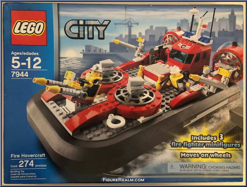 Fire Hovercraft - City - Box Sets - Lego Action Figure