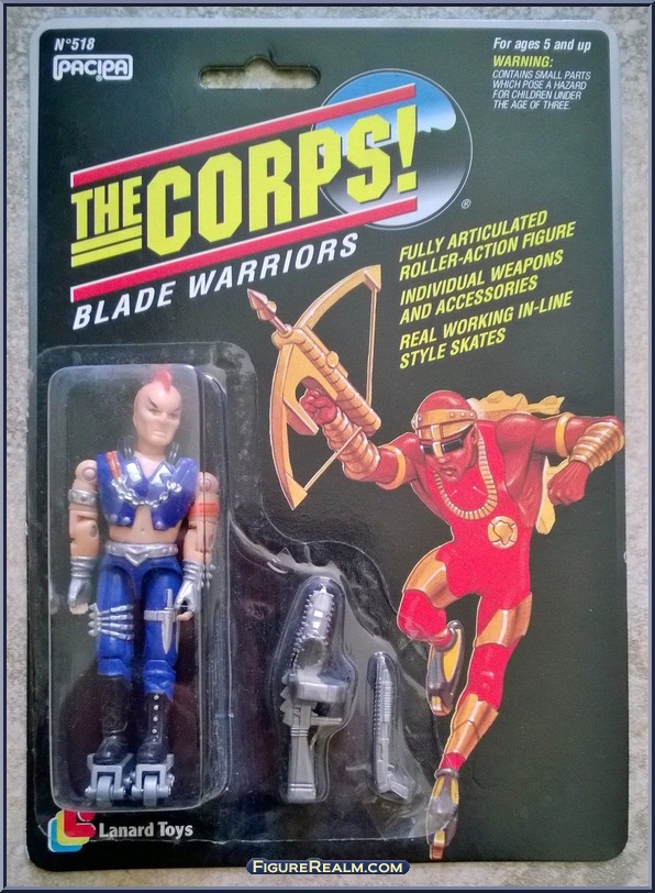 Blue Bruiser #1 - Corps! - Blade Warriors - Lanard Toys Action Figure