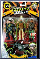 Corps Elite vs the Curse 3-Pack #4 from Corps! - Elite manufactured by Lanard Toys [Front]