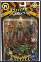 Corps Elite vs the Curse 3-Pack #4 from Corps! - Elite manufactured by Lanard Toys [Front]