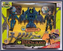 Bio-Wing Stealth Glider (Blue) from Corps! - Bio-Wing Stealth Glider manufactured by Lanard Toys [Front]