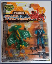 Bio-Wing Stealth Glider (Green) from Corps! - Bio-Wing Stealth Glider manufactured by Lanard Toys [Front]