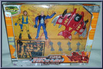 Bio-Wing Stealth Glider (Red) from Corps! - Bio-Wing Stealth Glider manufactured by Lanard Toys [Front]