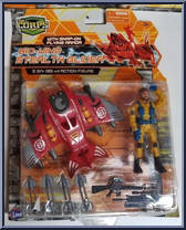 Bio-Wing Stealth Glider (Red) from Corps! - Bio-Wing Stealth Glider manufactured by Lanard Toys [Front]