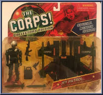 Jet Patrol (Green Jet) from Corps! - Collector's Edition manufactured by Lanard Toys [Front]