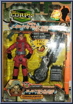 Arturo Zorin "Ravage" from Corps! - Electro-Pulse Blasters manufactured by Lanard Toys [Front]