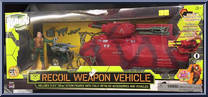 Recoil Weapon Vehicle (Red) from Corps! - Vehicles manufactured by Lanard Toys [Front]