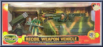 Recoil Weapon Vehicle (Green) from Corps! - Vehicles manufactured by Lanard Toys [Front]