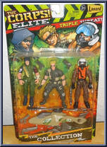 Triple Threat (Tan Chopper) from Corps! - Elite manufactured by Lanard Toys [Front]
