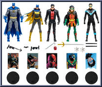 Batman Family from DC Multiverse - Basic Series manufactured by McFarlane [Loose]