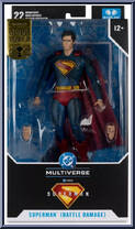 Superman (Battle Damage) (Gold Label) from DC Multiverse - Superman Movie manufactured by McFarlane [Front]