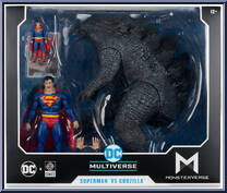 Superman vs. Godzilla from DC Multiverse - Justice League vs. Godzilla vs. Kong manufactured by McFarlane [Front]