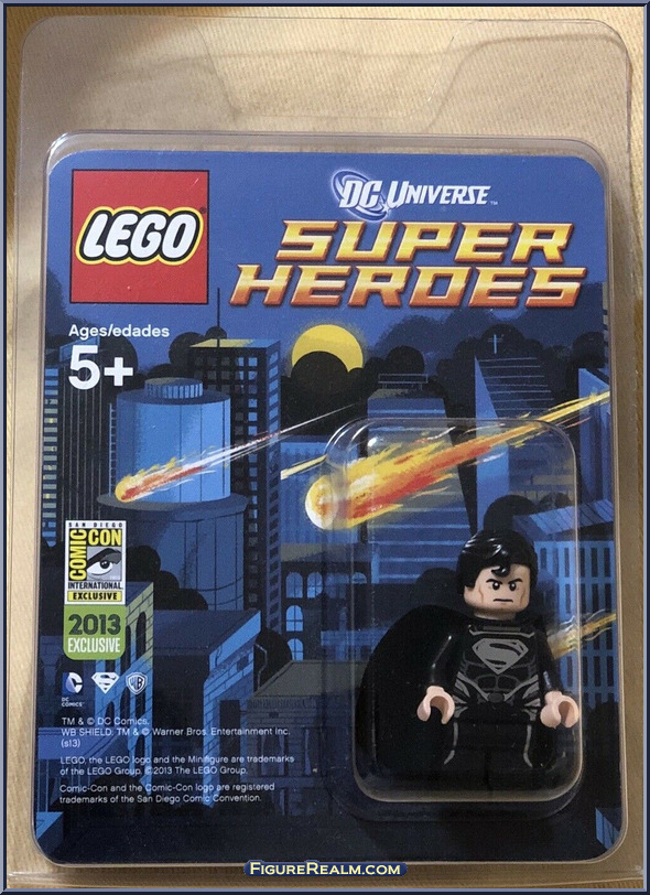 Superman (Black Suit) - DC Super Heroes - Comic-Con - Lego Action Figure