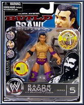 Razor Ramon from Deluxe Build N' Brawl - Series 5 manufactured by Jakks Pacific [Front]