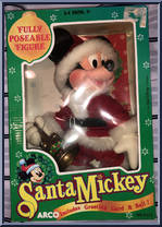 Santa Mickey from Disney - Plush manufactured by Arco [Front]